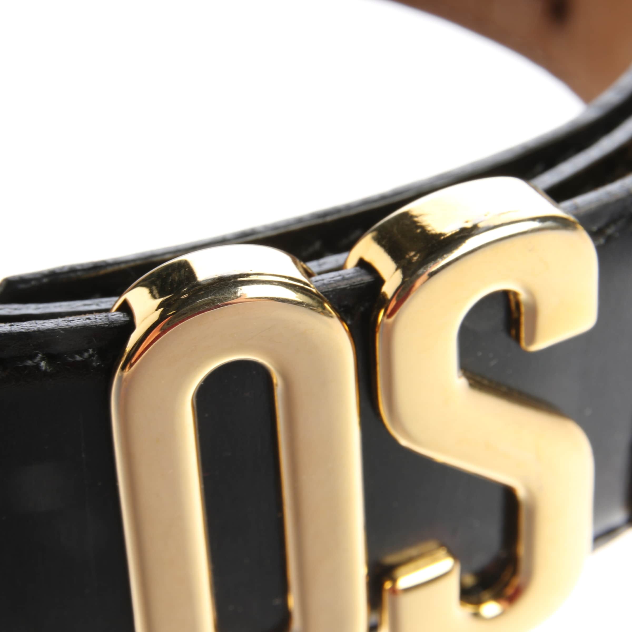 MOSCHINO Gürtel XXL in Schwarz