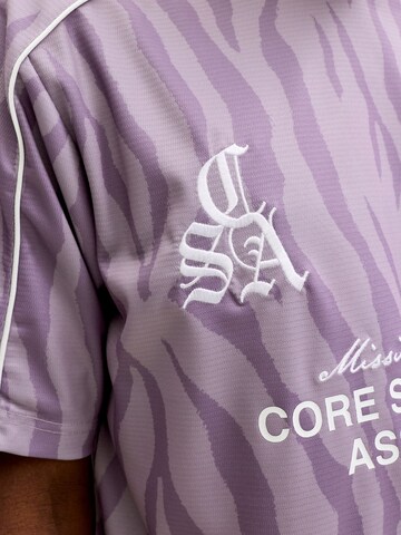 JACK & JONES Poloshirt in Lila