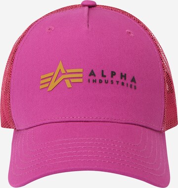 ALPHA INDUSTRIES Cap in Rot