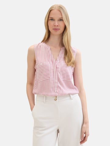 TOM TAILOR Blouse in Pink: front