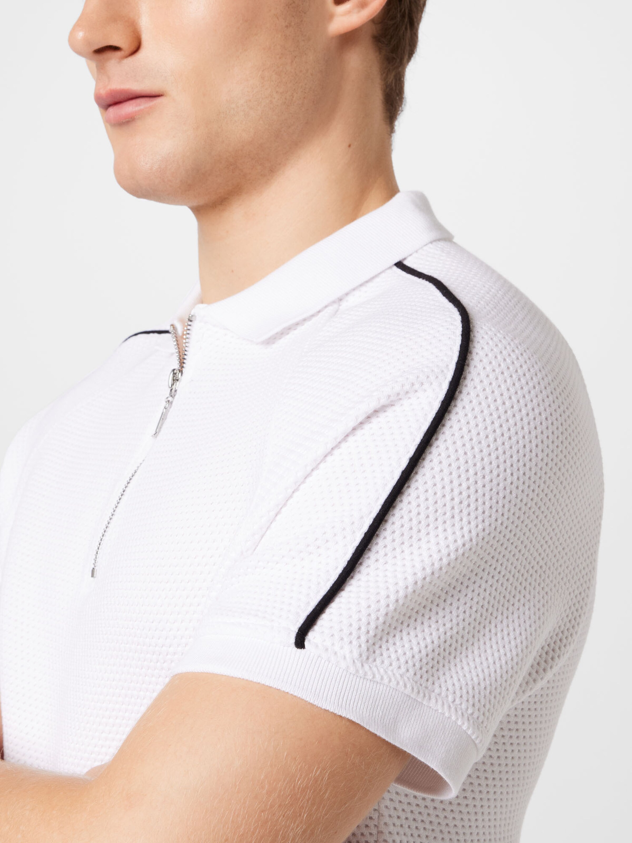 Männer Shirts BURTON MENSWEAR LONDON T-Shirt in Weiß - FJ08138 Männer Shirts BURTON MENSWEAR LONDON T-Shirt in Weiß - FJ08138