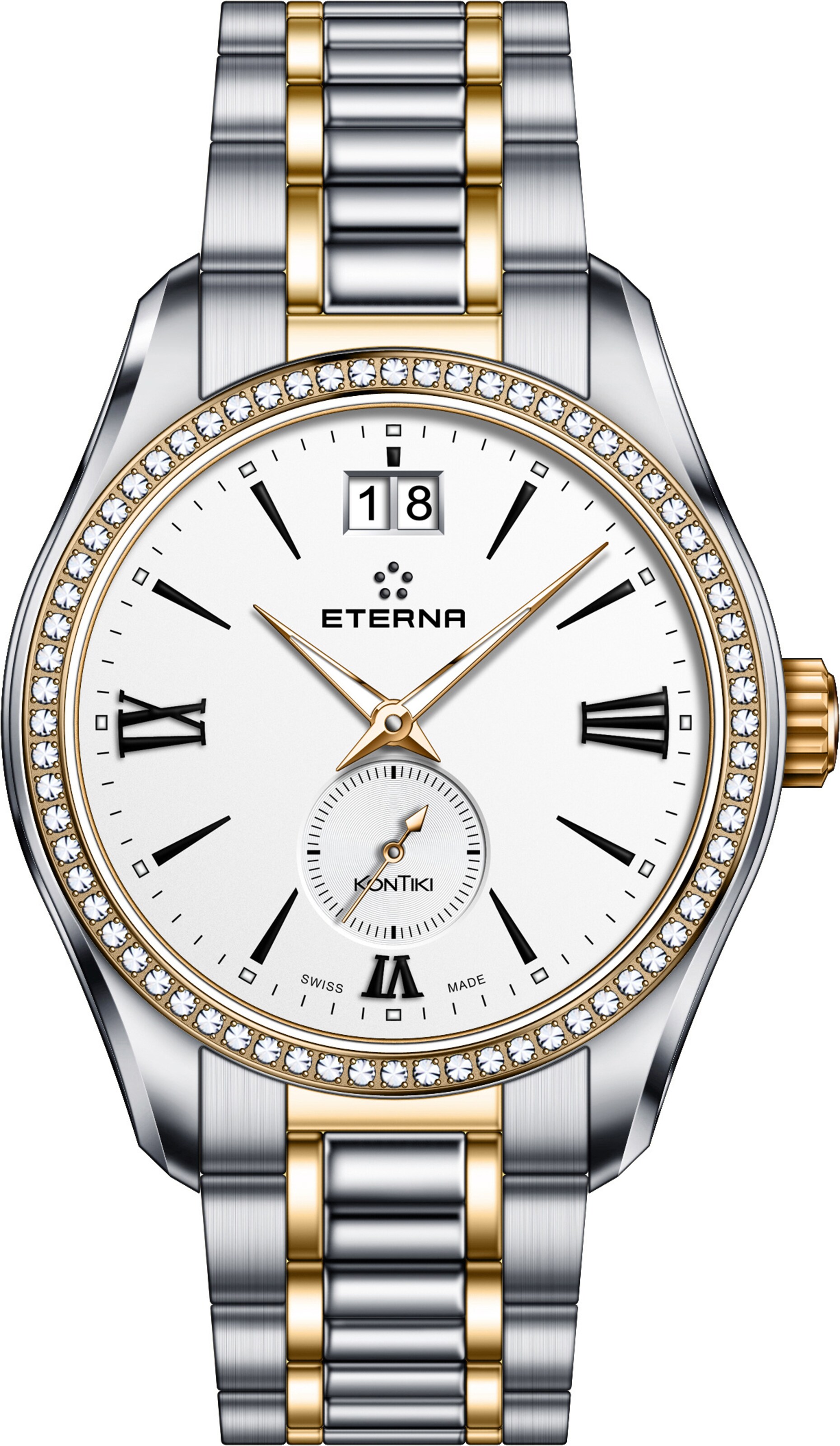 ETERNA Analog watch in Silver: front