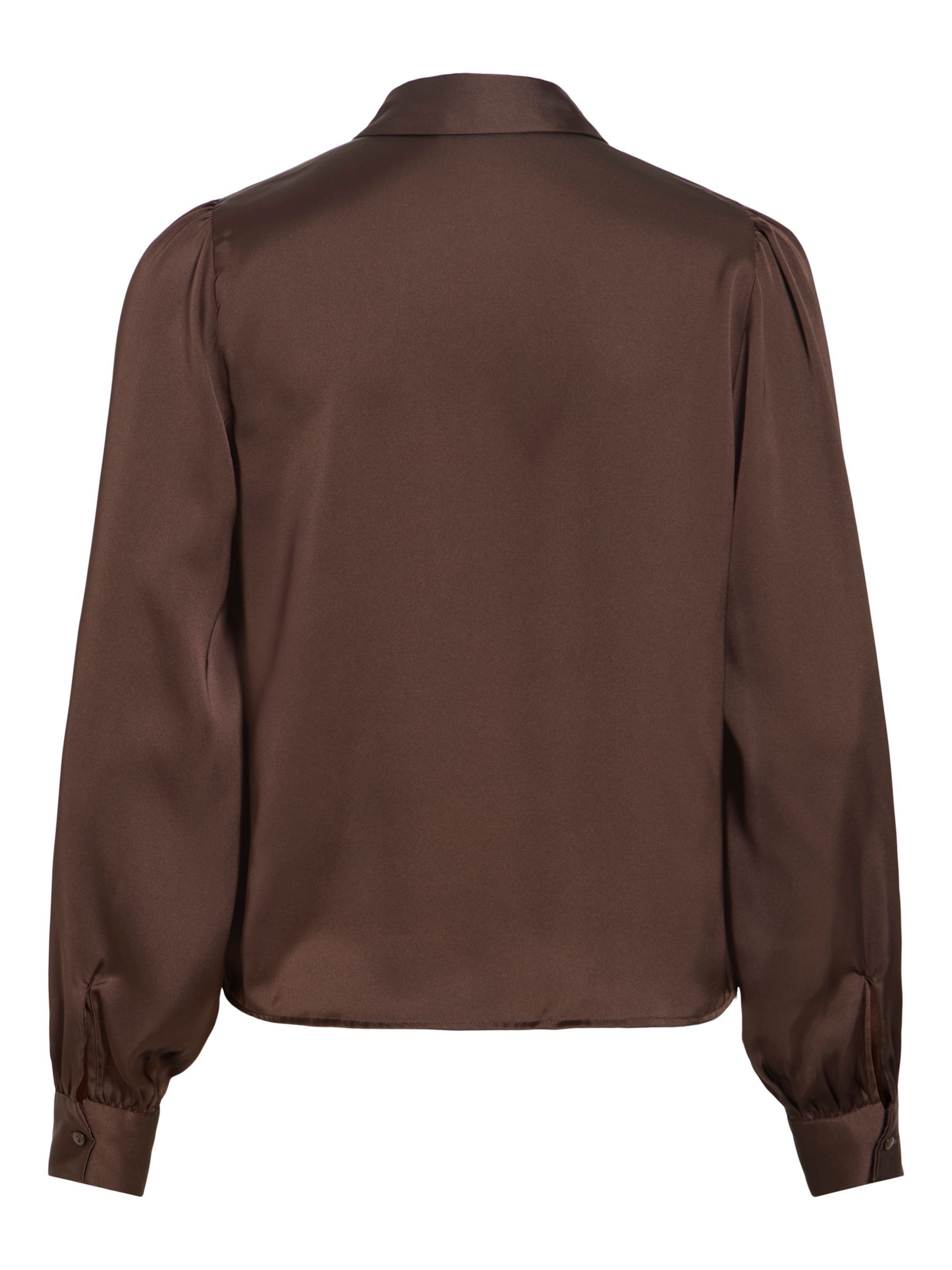 VILA Blouse 'VISOFIE' in Bruin