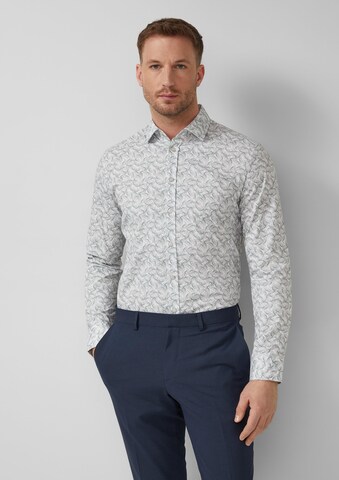 s.Oliver BLACK LABEL Regular Fit Hemd in Weiß