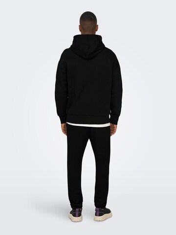 Only & Sons Slimfit Sweatshirt 'Dan' i svart