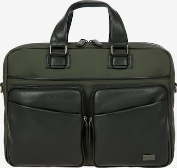 Bric's Document Bag 'Monza' in Green: front