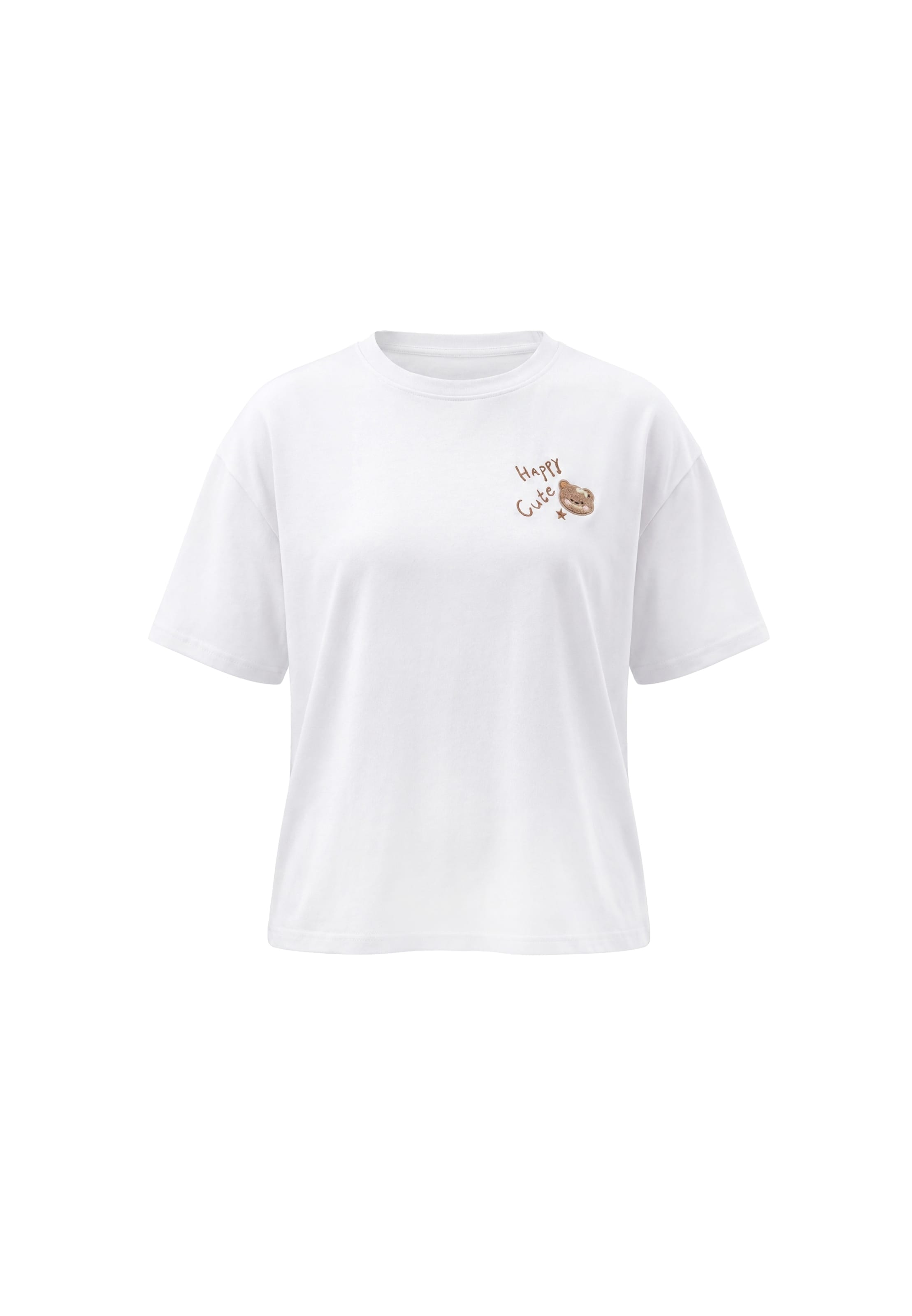 MYMO - Camiseta 'Pop' en blanco: frente