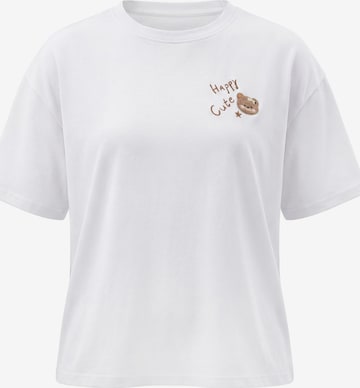 MYMO - Camiseta 'Pop' en blanco: frente