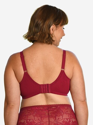 SugarShape T-shirt Bra 'Vienna' in Red