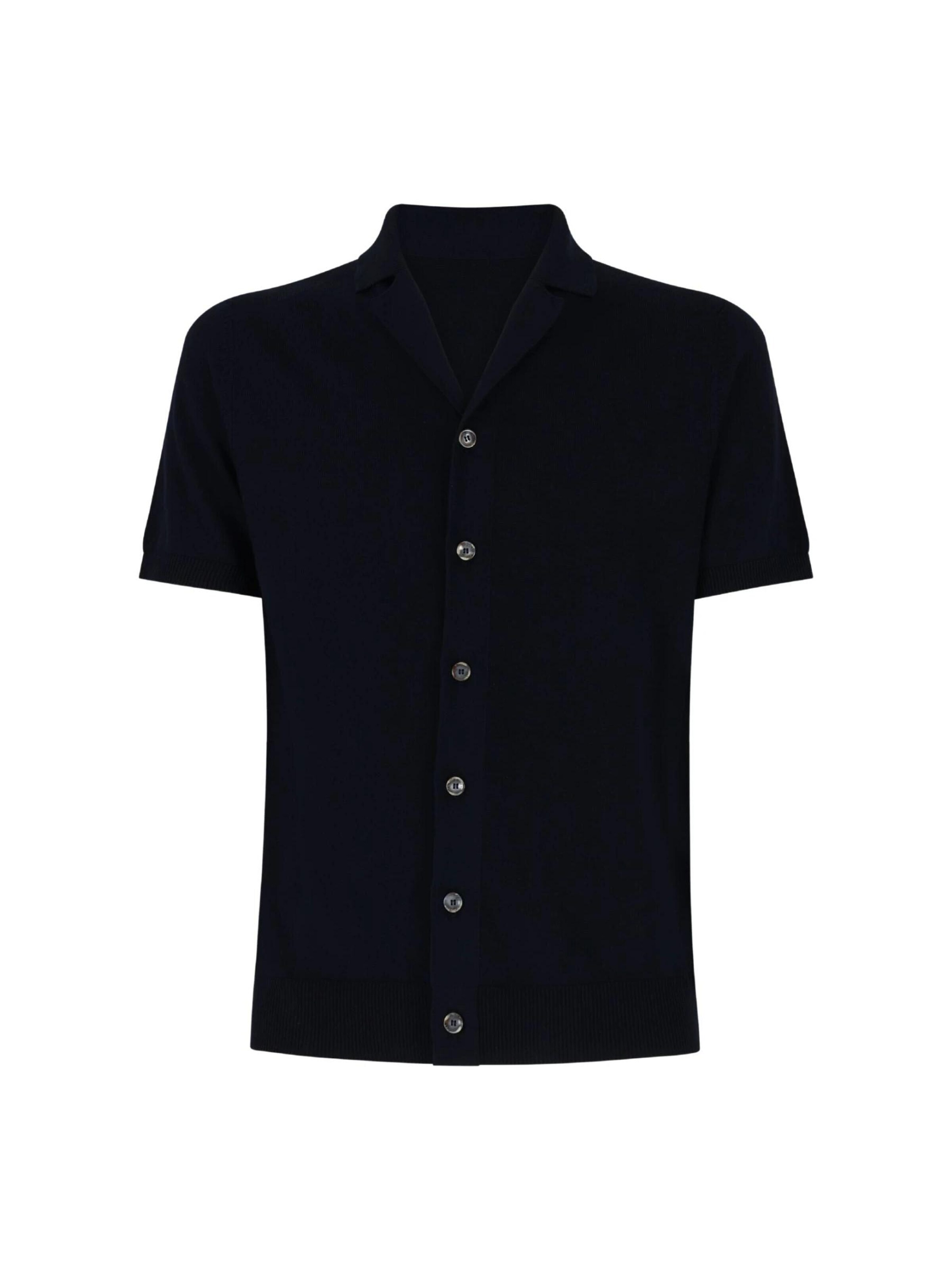 DANIELE ALESSANDRINI Regular Fit Hemd‌‌ in Blau: Vorderseite