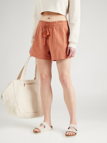 ROXY Loose fit Pants 'SWEET SOUVENIR' in Brown: front