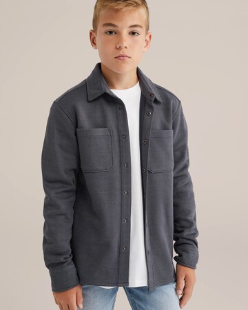 WE Fashion Regular fit Skjorta i grå: framsida