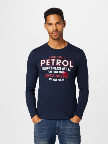 Petrol Industries Shirt in Blauw: voorkant