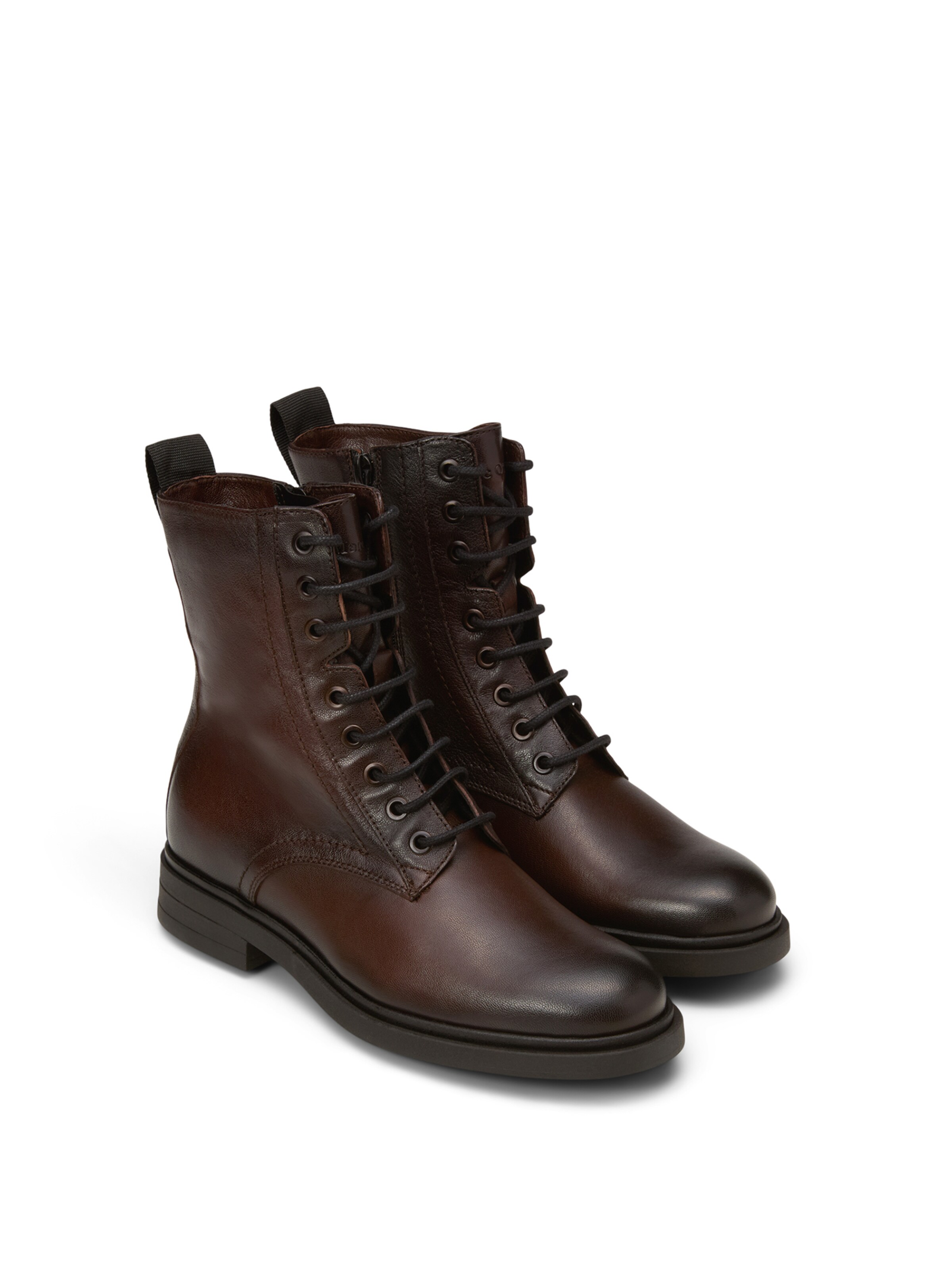 Bottines à lacets Marc O'Polo en marron