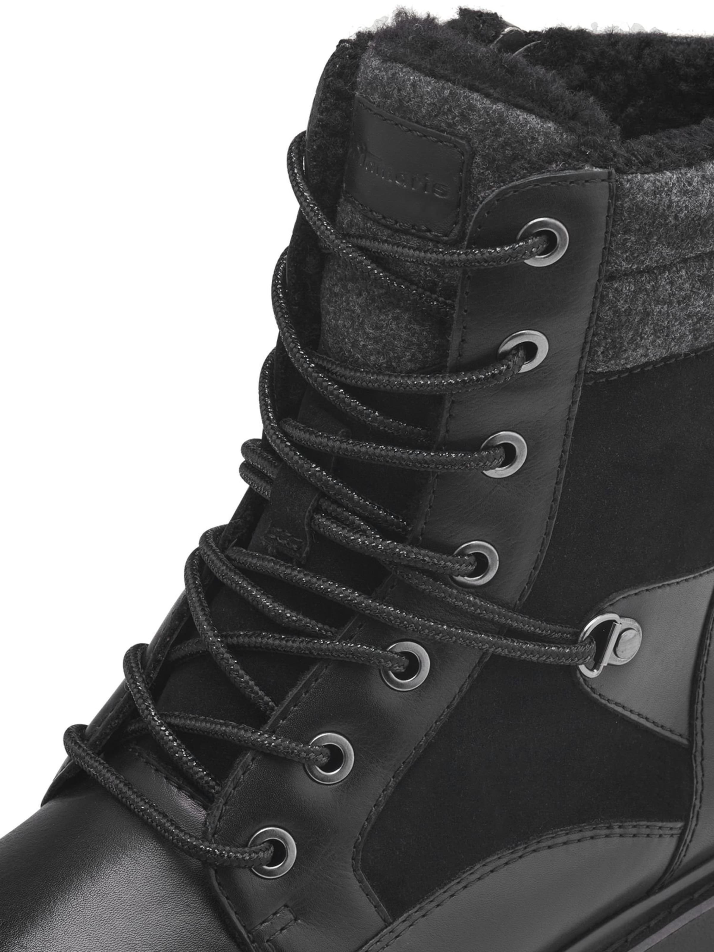 Bottines à lacets Tamaris en noir