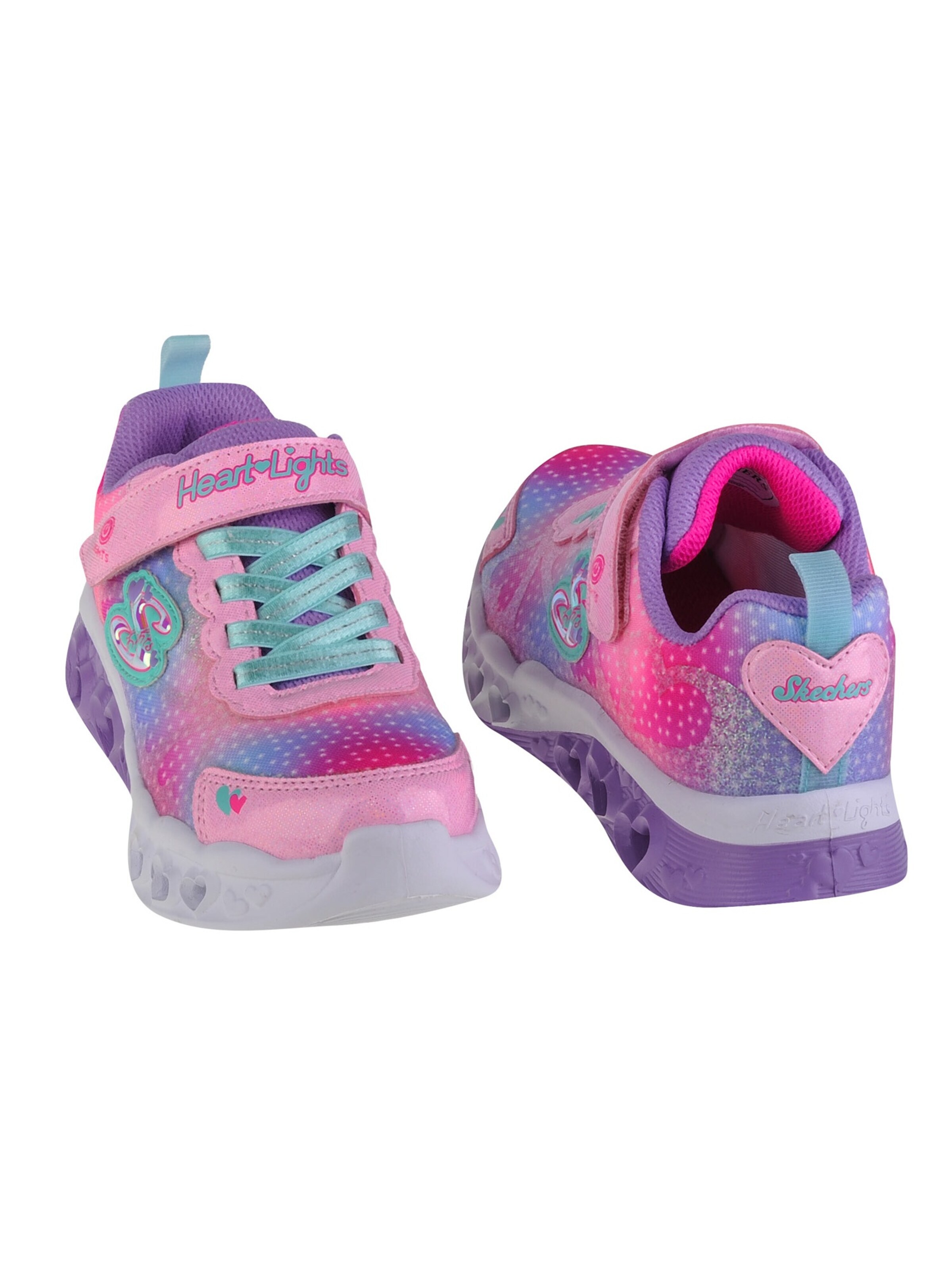 SKECHERS Sneakers 'Skechers Flutter Heart Lights' in Roze