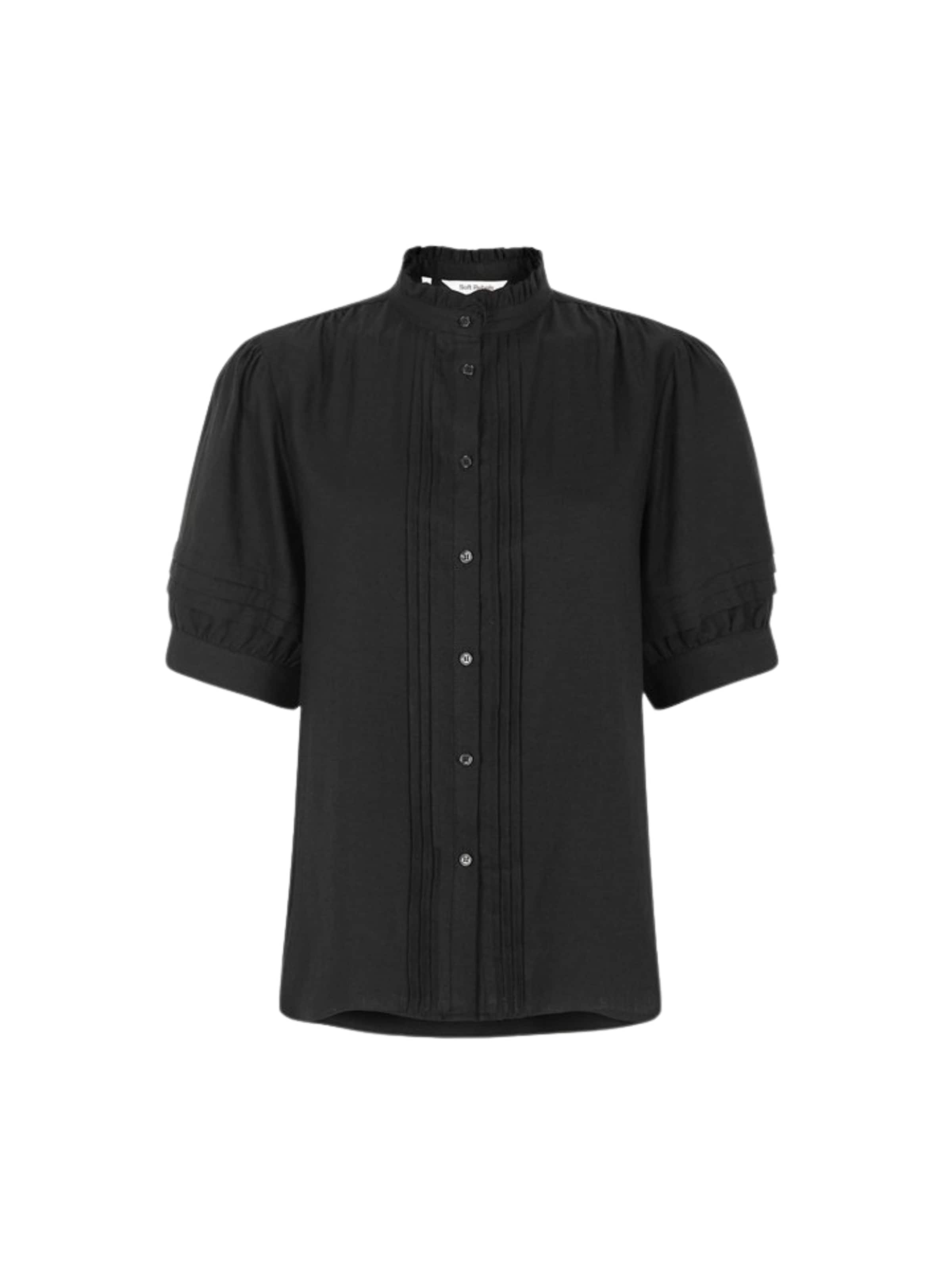 Soft Rebels Shirt ' SRYindi ' in Schwarz: Vorderseite