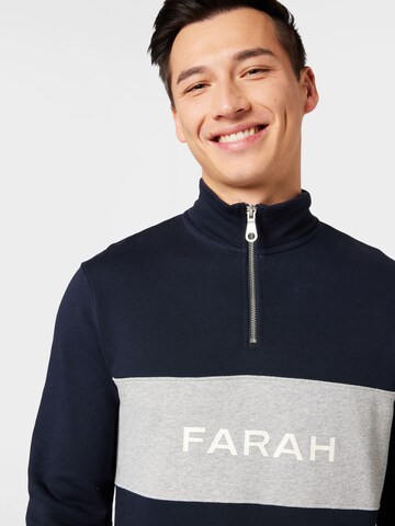 FARAH Sweatshirt 'ORFORD' in Blauw