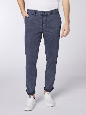 CHIEMSEE Slim fit Chino Pants in Blue: front