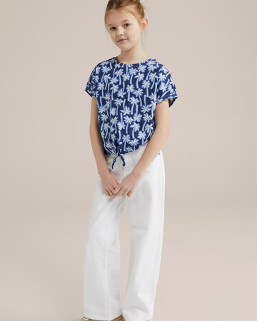Tricou de la WE Fashion pe albastru