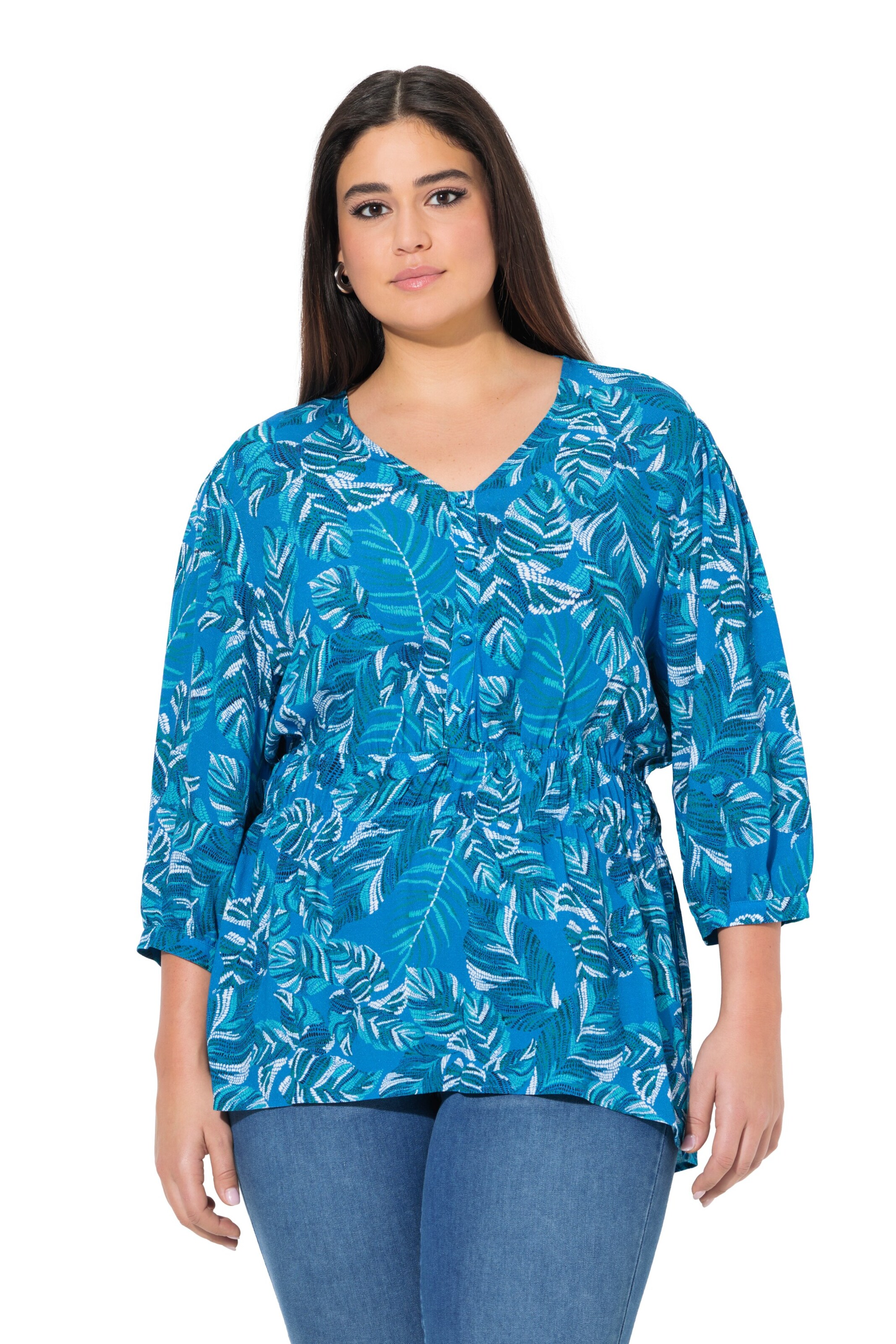 Ulla Popken Tunika in Blau: Vorderseite