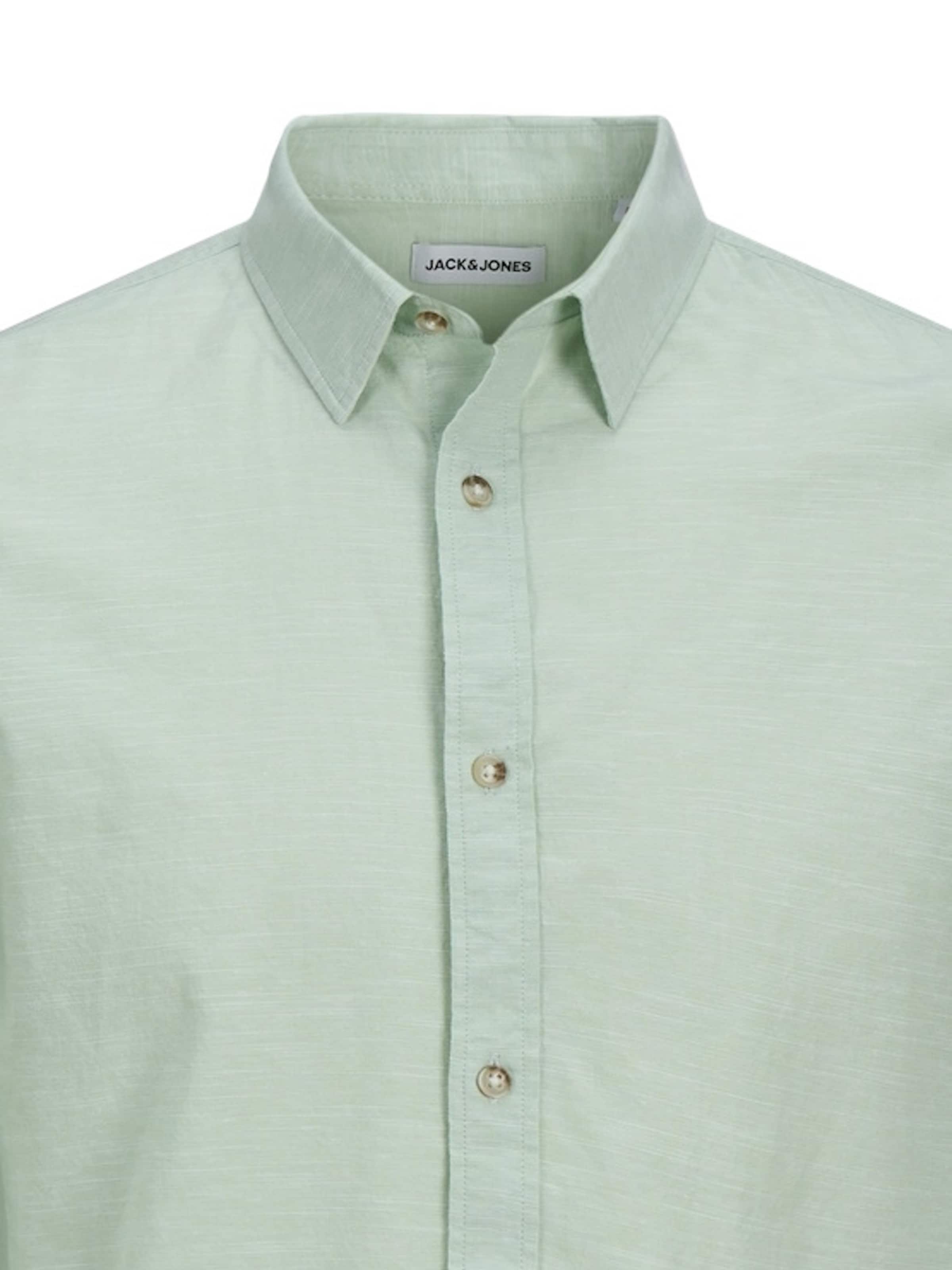 JACK & JONES Regular fit Πουκάμισο 'JJESummer' σε πράσινο