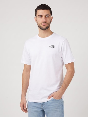 Maglietta 'M Evo SD Reg SS Tee TNF White' di THE NORTH FACE in bianco