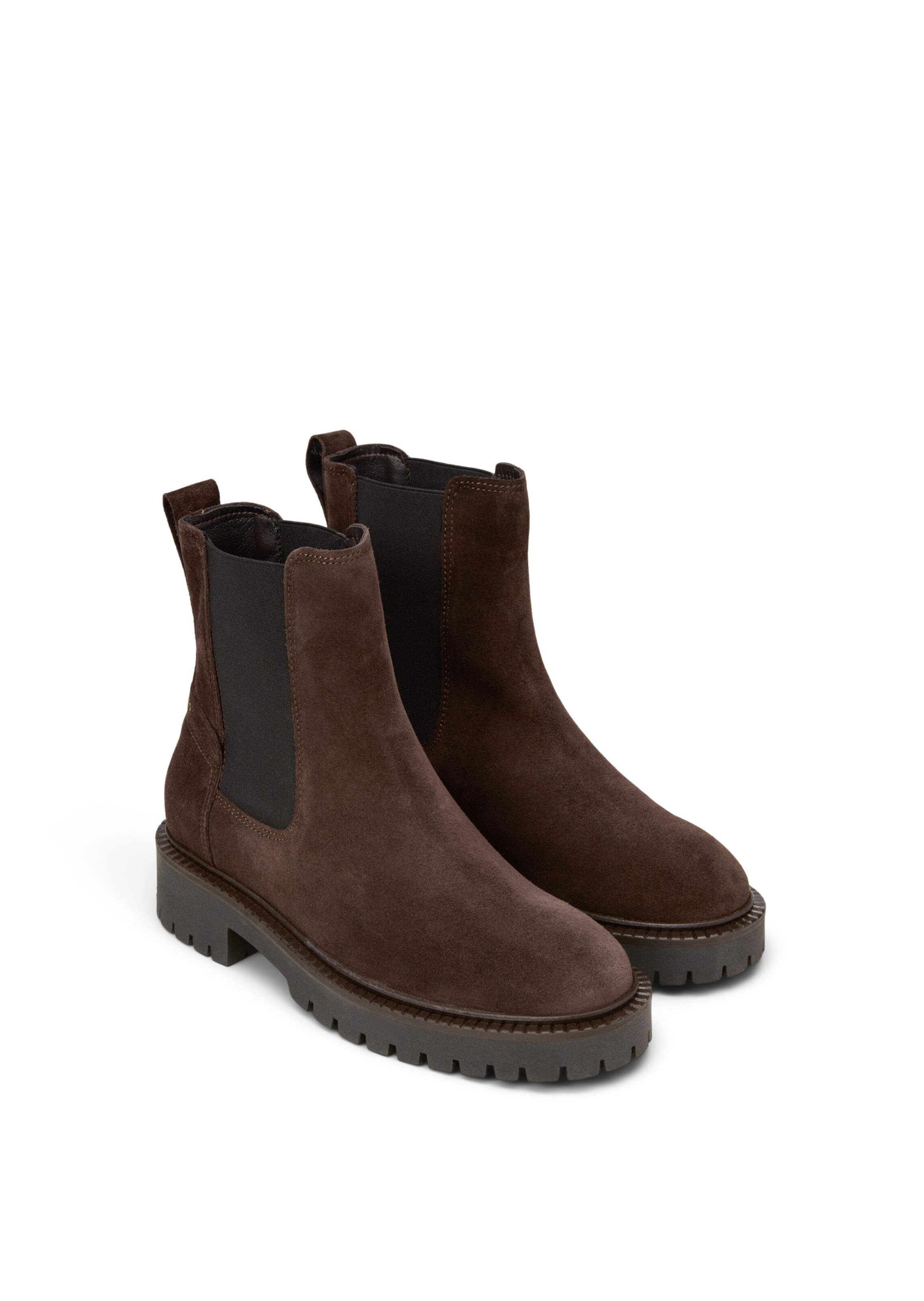 Chelsea Boots ' mit Profilsohle ' Marc O'Polo en marron
