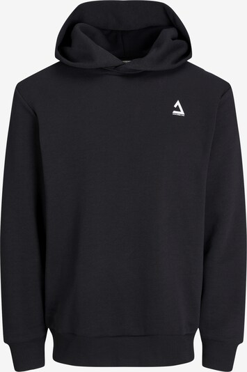JACK & JONES Sweatshirt 'Triangle' in dunkellila / schwarz / weiß, Produktansicht
