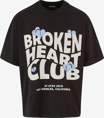 2Y Studios Póló 'Broken Heart Club' - fekete: elől