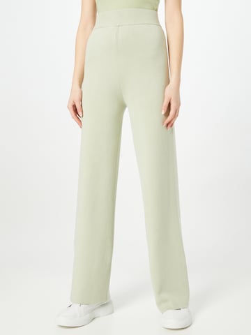 Wide Leg Pantalon s.Oliver en vert : devant