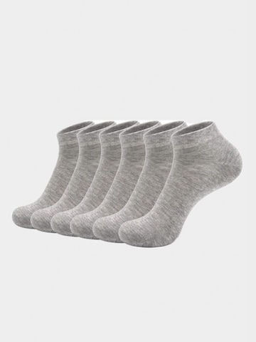 NERS Ankle Socks 'VELAN' in Grey: front