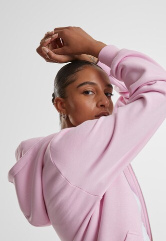 Urban Classics Sweat jacket in Pink