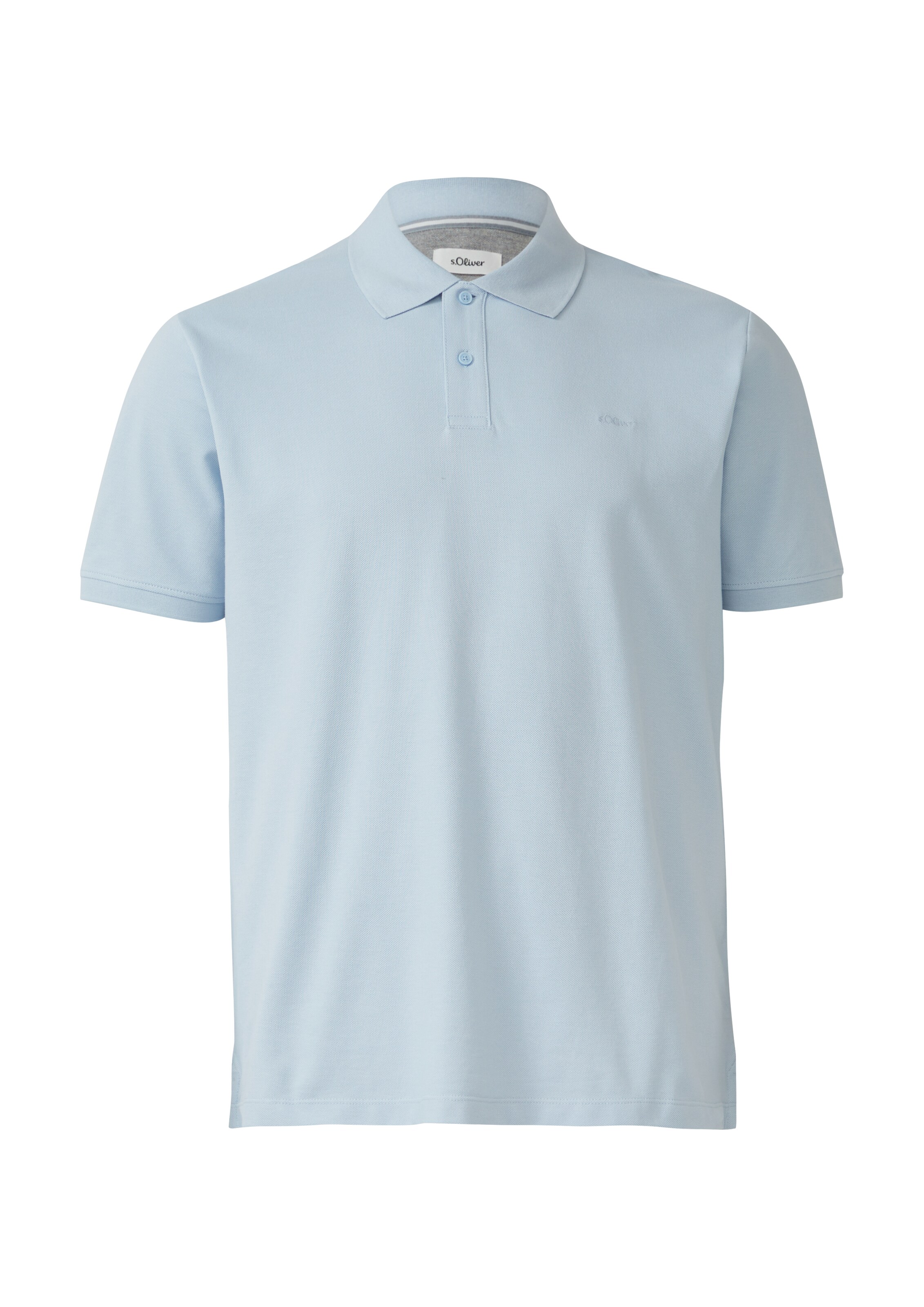 s.Oliver Men Big Sizes Poloshirt in Blau: Vorderseite