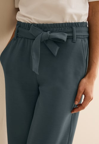 CECIL Wide leg Pants 'Neele' in Green