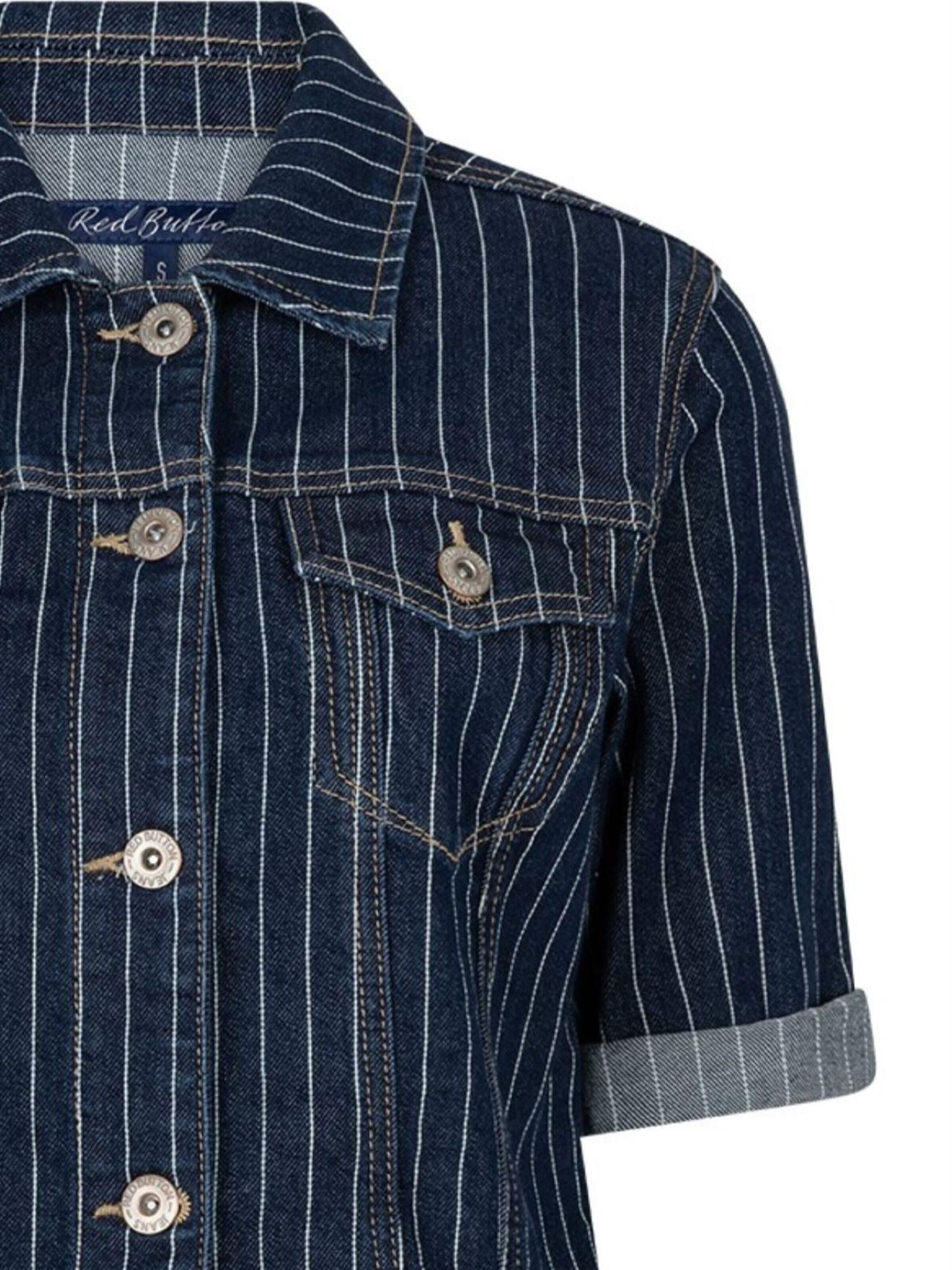 Red Button Blazers 'Red Button Jackie Pinstripe' in Blauw