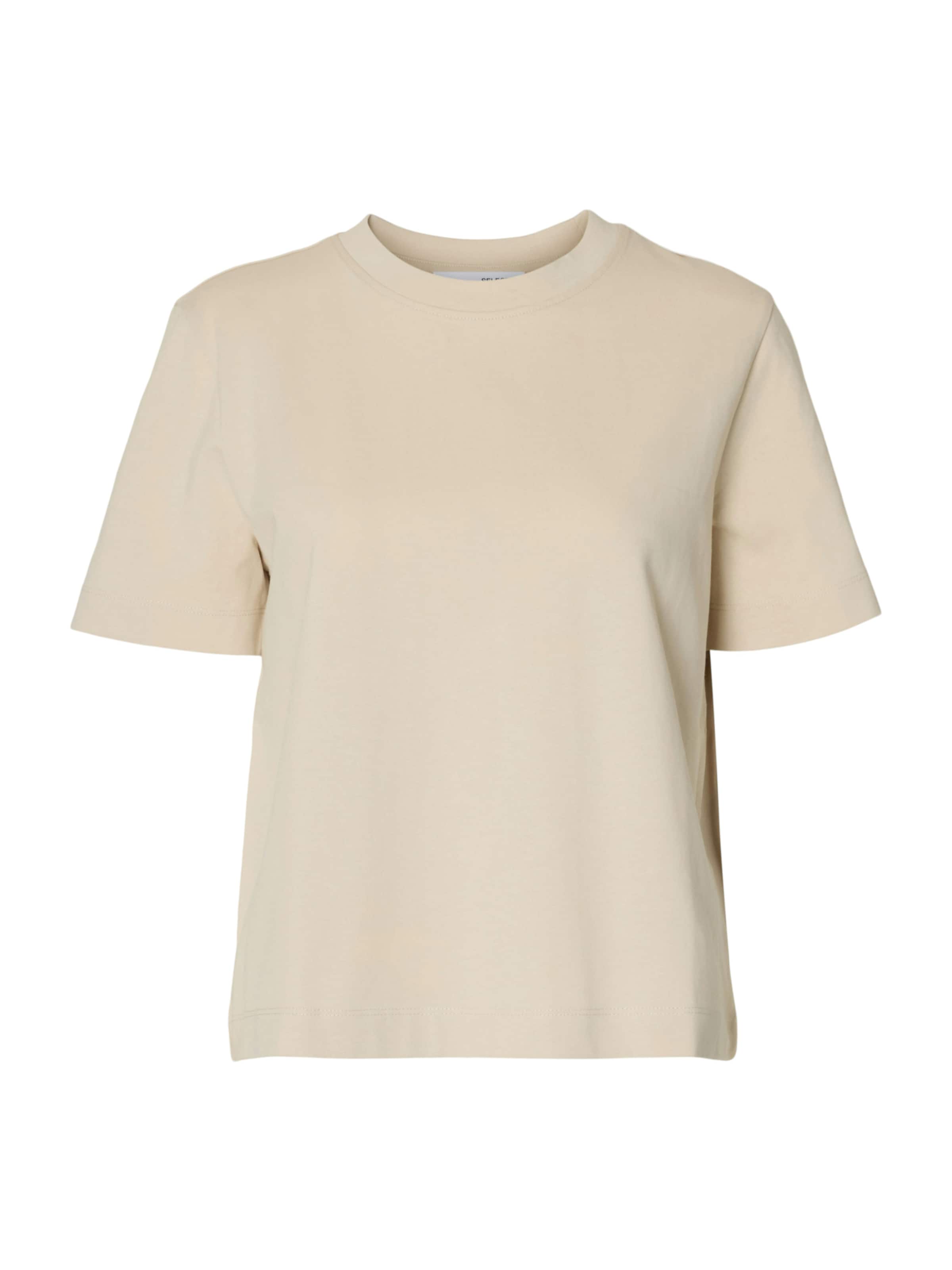 SELECTED Shirt 'SLFEssential' in Beige: front