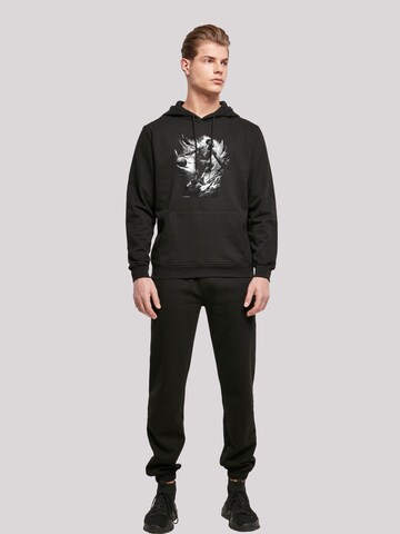 Sweat-shirt 'Basketball Splash Sport' F4NT4STIC en noir