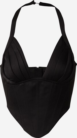 Misspap - Blusa en negro: frente