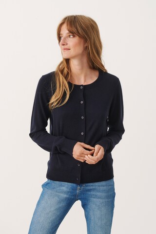 Cardigan Part Two en bleu : devant
