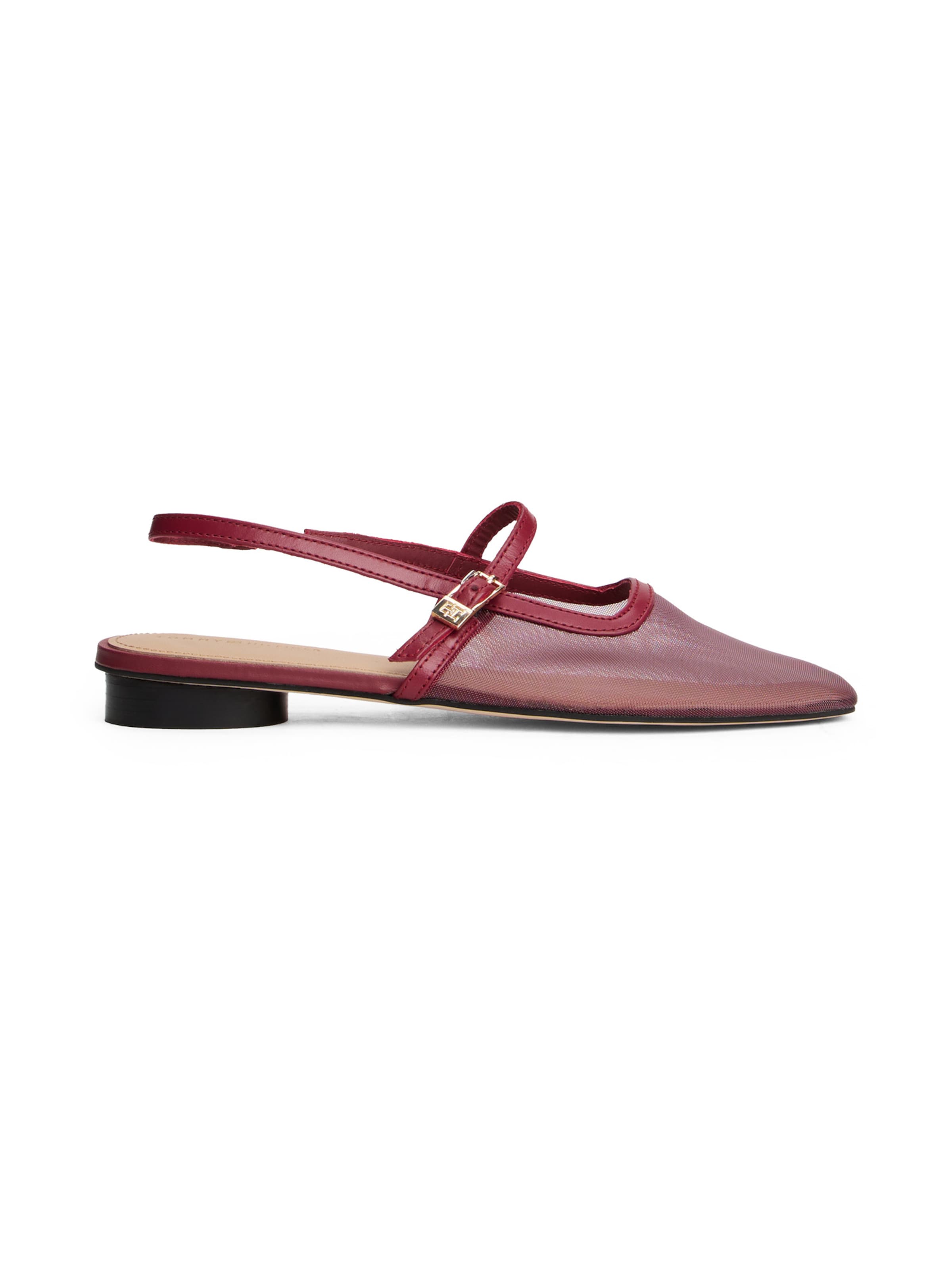 TOMMY HILFIGER Ballerina met riempjes in Rood