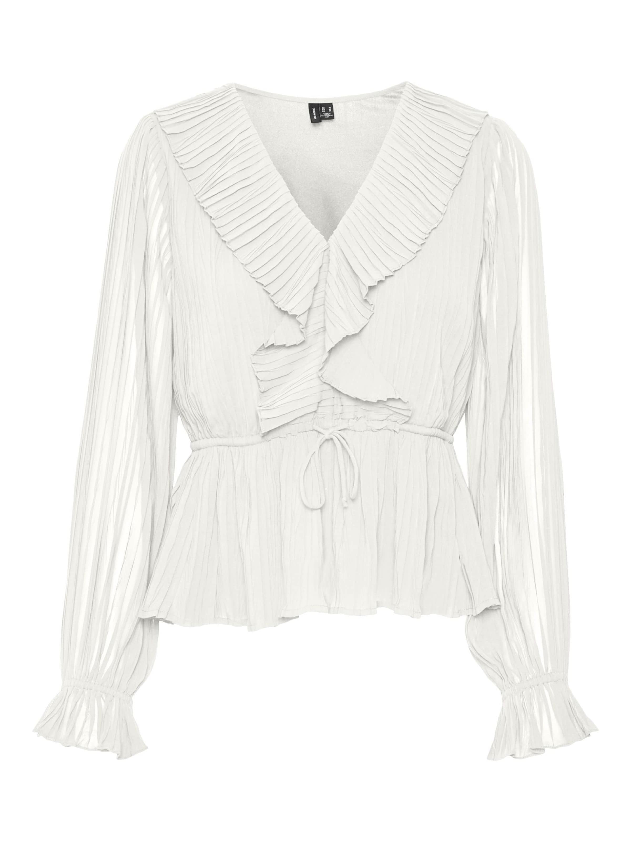 VERO MODA - Blusa 'VMDora' en blanco: frente