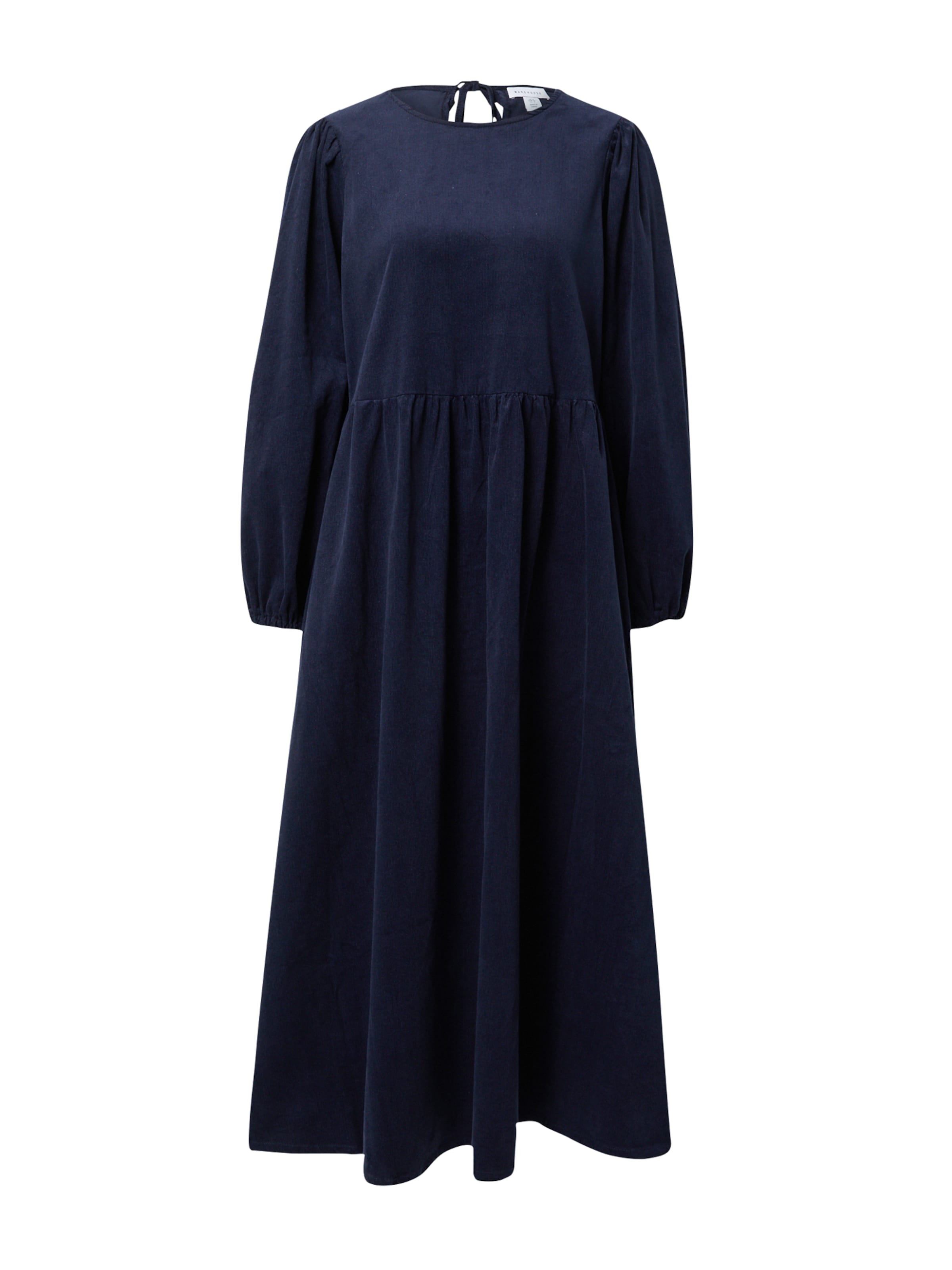Warehouse Oversized dress in Blue: front