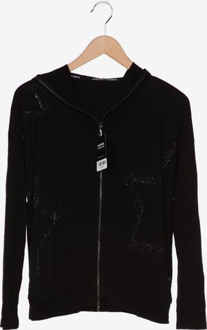 Marc Cain Sweatshirt & Zip-Up Hoodie in L in Black: front