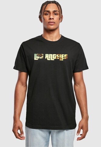 Merchcode Shirt 'Grand Los Angeles' in Zwart: voorkant
