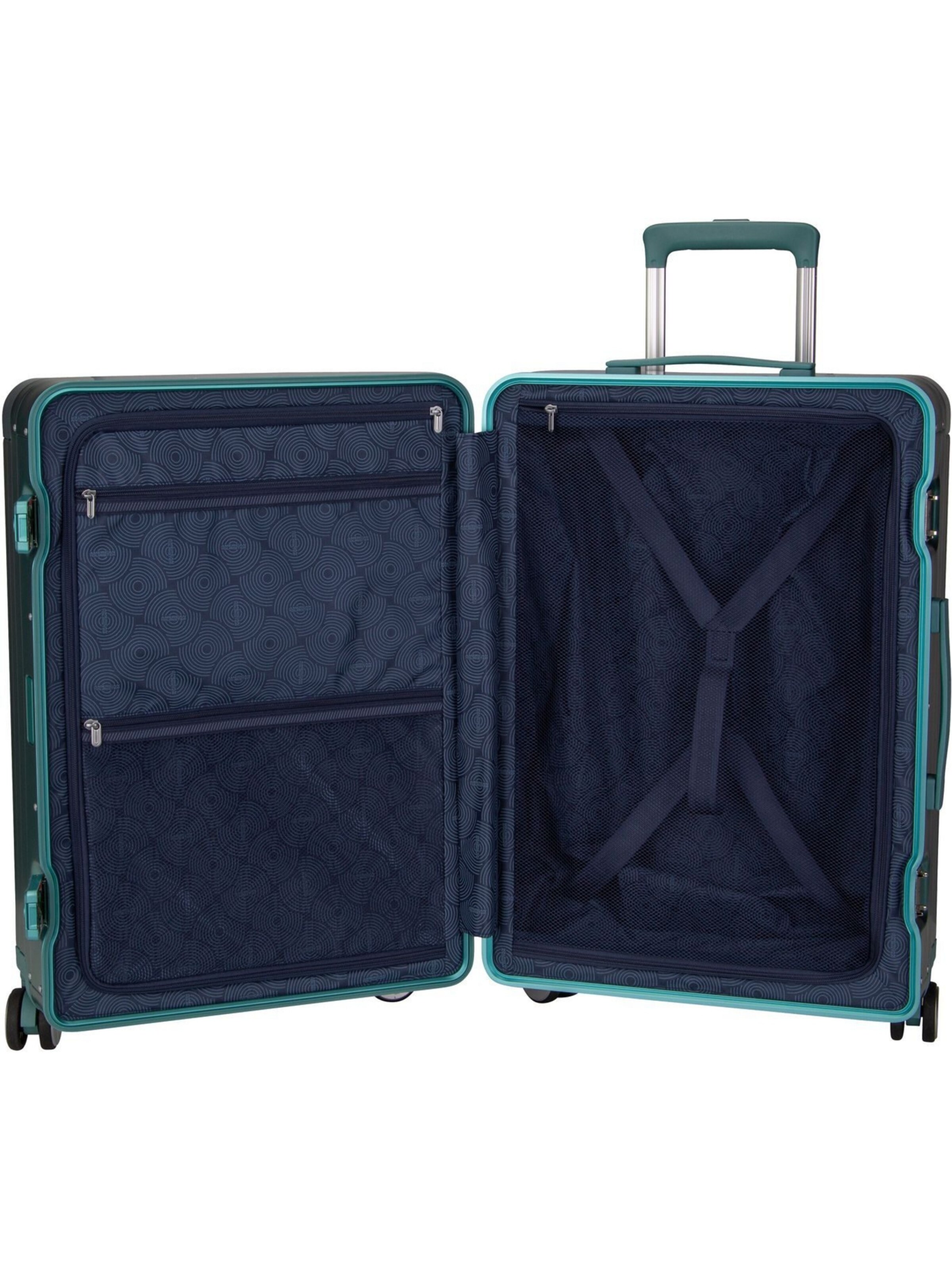 American Tourister Trolley 'Soundbox' in Blau