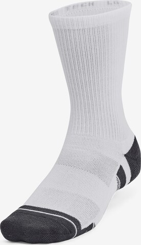 UNDER ARMOUR Sportsocken 'Tech' in Weiß