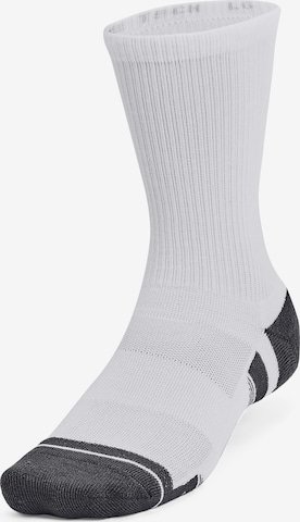 UNDER ARMOUR Sportsocken 'Tech' in Weiß