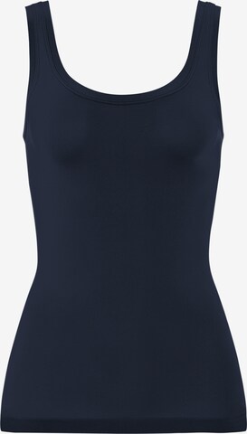 Haut ' Touch Feeling ' Hanro en bleu : devant