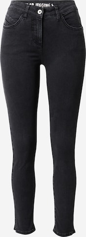 PATRIZIA PEPE Skinny Jeans in Black: front